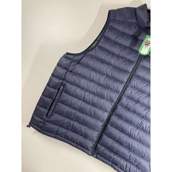 Solaris Big/Tall Men's Natural Down Lightweight Packable Quilted Puffer Vest 3XB - Picture 2 of 10